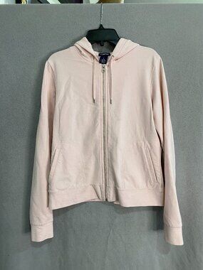 GAP Stretch Baby Pink Zip Up Hoodie Small Y2K Vintage 2004 Casual Cozy